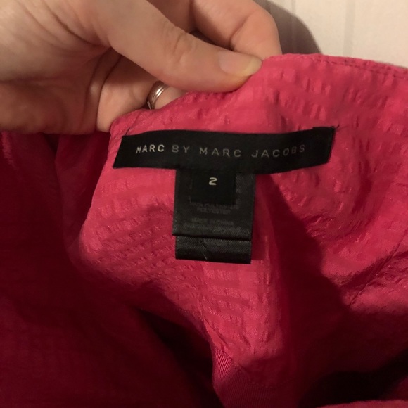 Marc Jacob’s Knee-Length Strapless Pink Dress Sz 2 - Picture 2 of 4